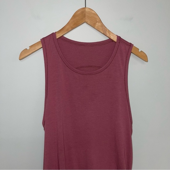 Lululemon Round Two Tank Women's Size 6 US Misty‎ Merlot Twist Relaxed Top - Picture 4 of 12